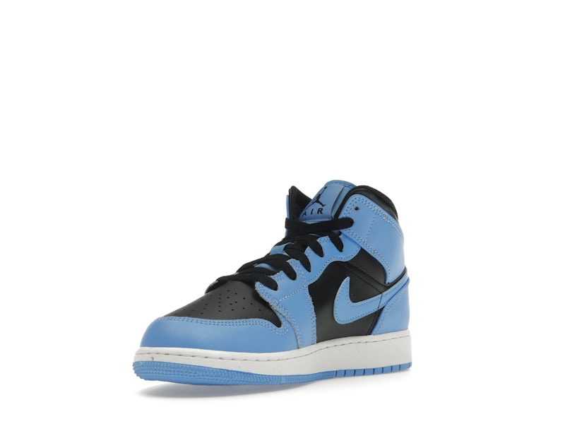 Jordan 1 Mid University Blue Black (GS)