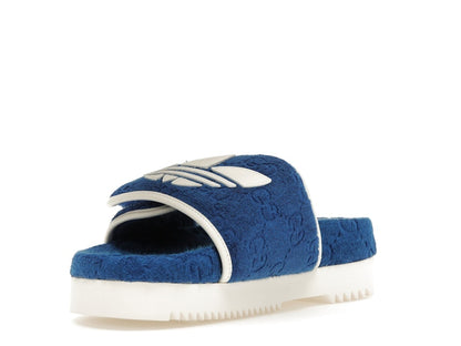 adidas x Gucci GG Platform Sandal Blue