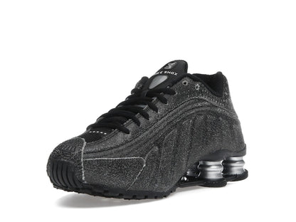 Nike Shox R4 Black Distressed Leather