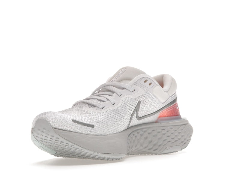 Nike ZoomX Invincible Run Flyknit White Pure Platinum Chile Red