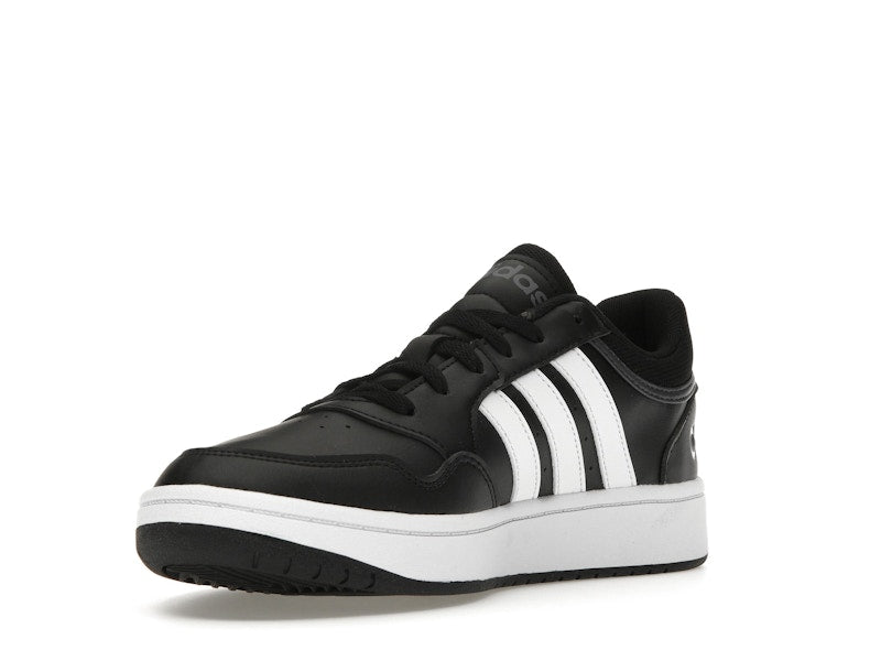 adidas Hoops 3.0 Low Black White Stripes