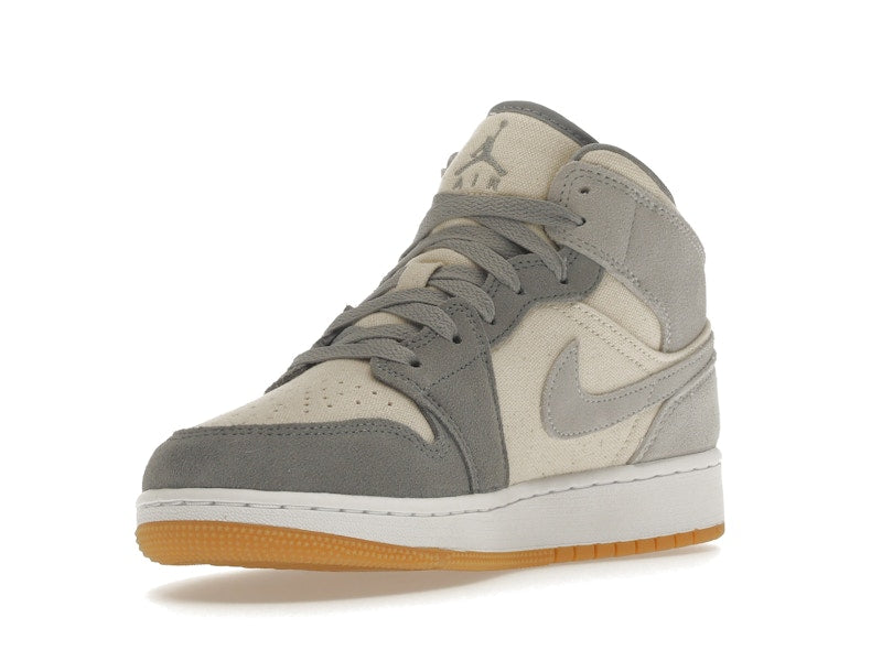 Jordan 1 Mid SE Coconut Milk Particle Grey (GS)