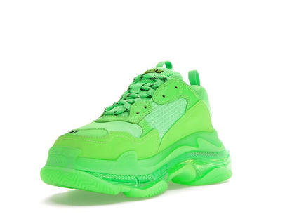 Balenciaga Triple S Neon Green Clear Sole