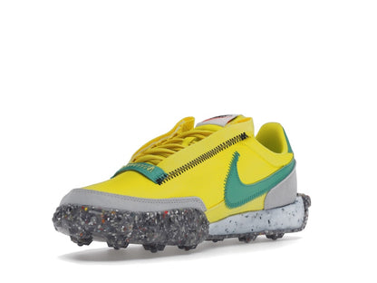 Nike Waffle Racer Crater Yellow Strike Roma Green (Women's)
