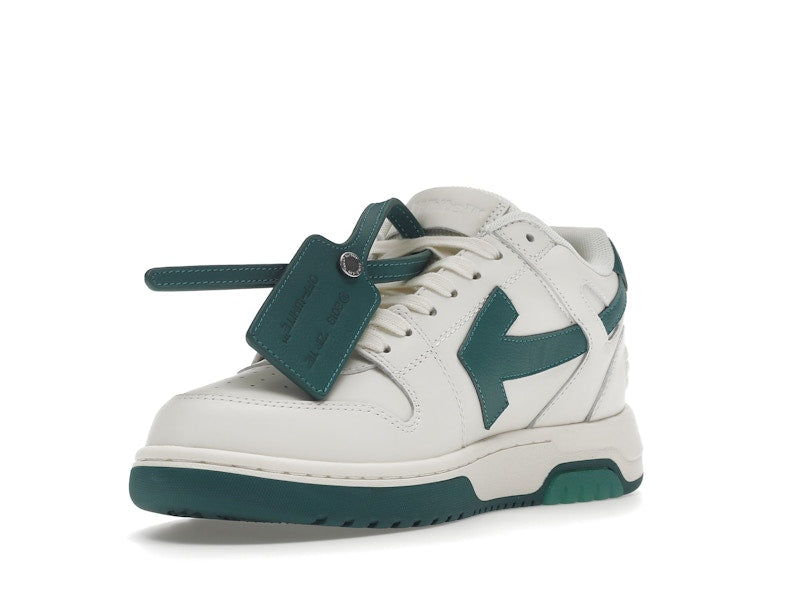 OFF-WHITE Out Of Office OOO Low Tops White Green (FW22)