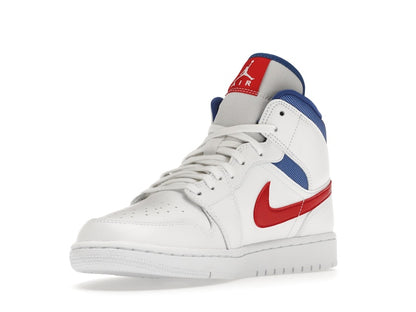 Jordan 1 Mid White Red Royal (Women's)
