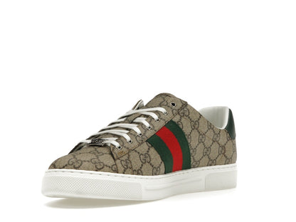 Gucci Ace Web Beige Ebony