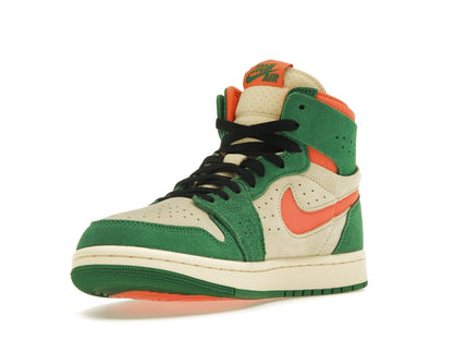 Jordan 1 High Zoom Air CMFT 2 Pine Green Orange Blaze (Women's)