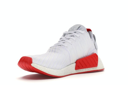 adidas NMD R2 White Core Red Two Toned