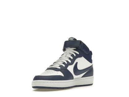 Nike Court Borough Mid 2 White Blue Void (GS)