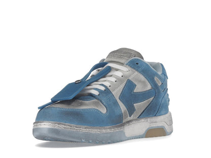 OFF-WHITE OOO Low Out Of Office Suede White Light Blue