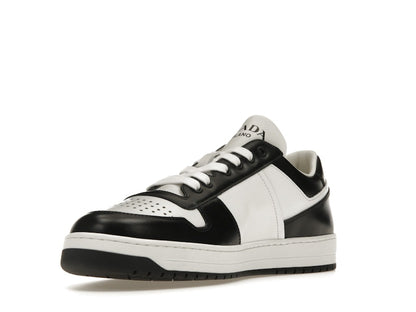 Prada Downtown Low Top Sneakers Leather White Black