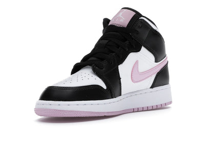Jordan 1 Mid White Black Light Arctic Pink (GS)