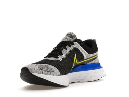 Nike React Infinity Run Flyknit 2 Black White Racer Blue Cyber