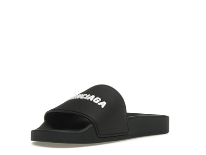 Balenciaga Pool Slide Black White (Women's)