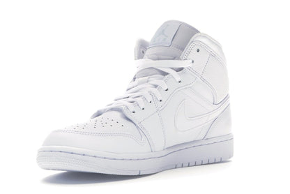 Jordan 1 Mid Triple White (2018)