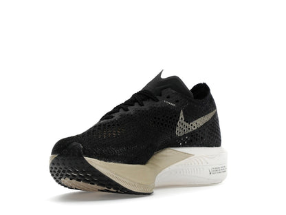 Nike ZoomX Vaporfly 3 Black Metallic Gold Grain (Women's)