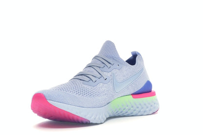 Nike Epic React Flyknit 2 Hydrogen Blue Sapphire Hyper Pink