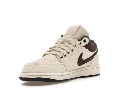 Jordan 1 Low Premium Pale Ivory Off Noir Baroque Brown