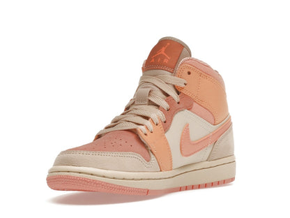 Jordan 1 Mid Apricot Orange (Women's)