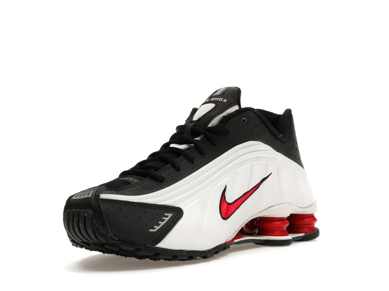 Nike Shox R4 Platinum Tint University Red Black