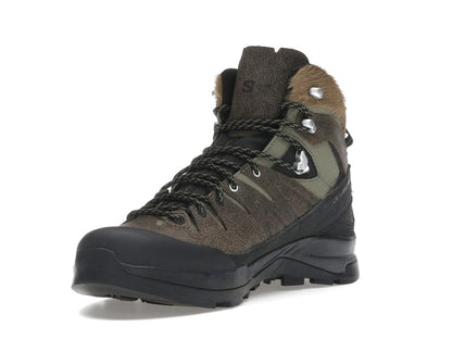 Salomon X-ALP Mid Distressed Leather GTX Dark Earth Black