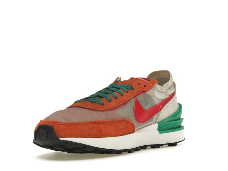 Nike Waffle One Burnt Sunrise Light Orewood Brown Malachite Mystic Hibiscus (Women's)