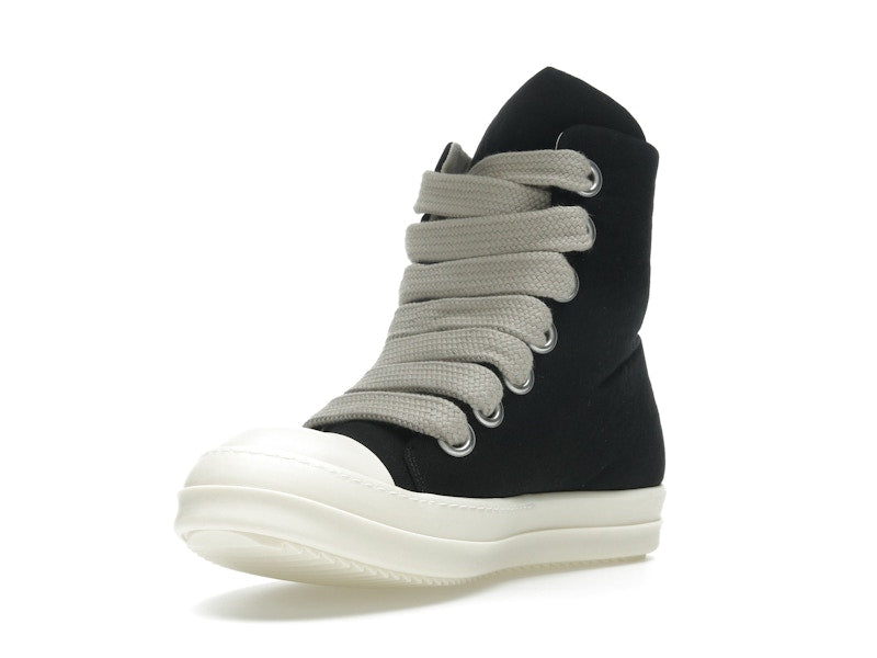 Rick Owens DRKSHDW Hollywood Jumbo Lace Puffer High Top Black Milk
