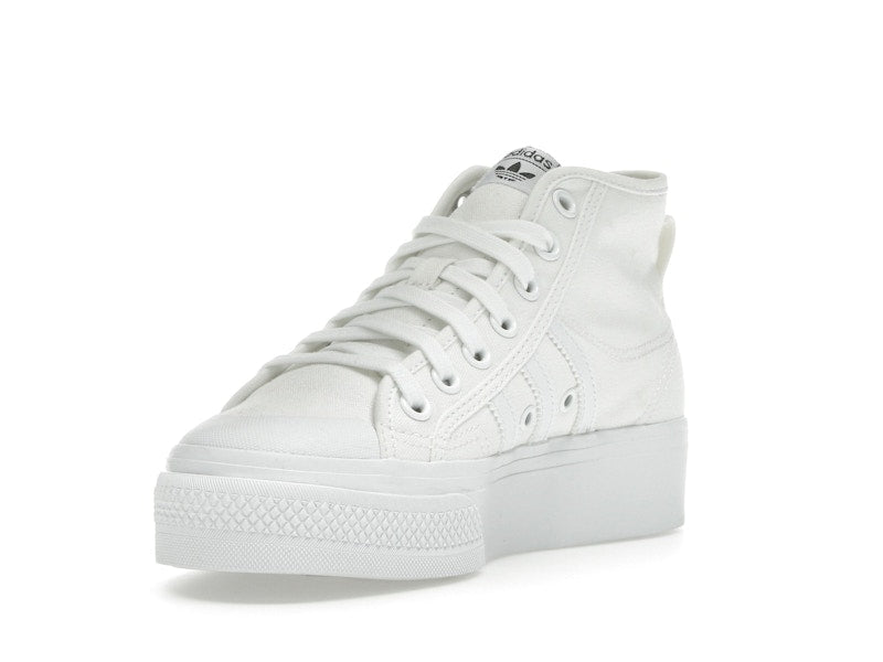 adidas Nizza Platform Mid Cloud White (Women's)