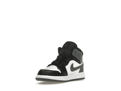 Jordan 1 Mid Black White Iron Grey (PS)