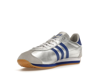 adidas Country OG Matte Silver Bright Blue Cloud White