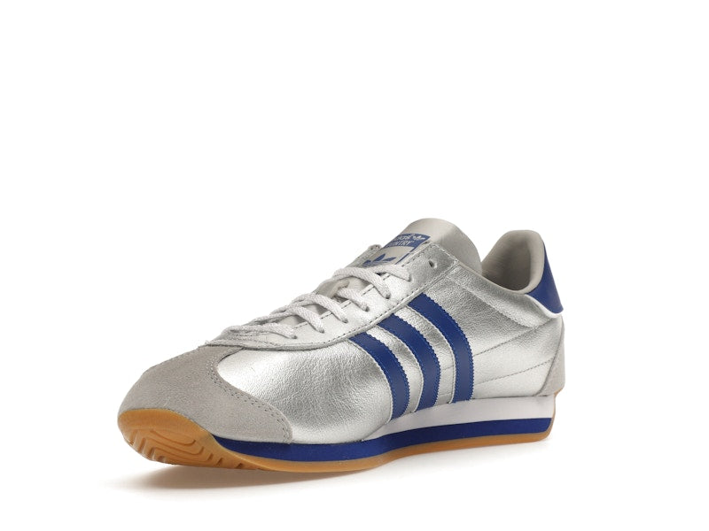 adidas Country OG Matte Silver Bright Blue Cloud White