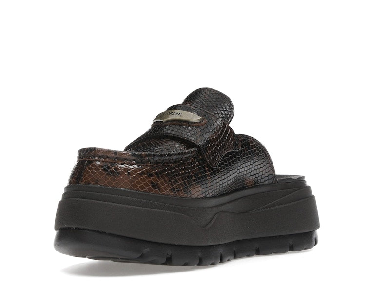 Jordan Mule Croc Velvet Brown (Women's)