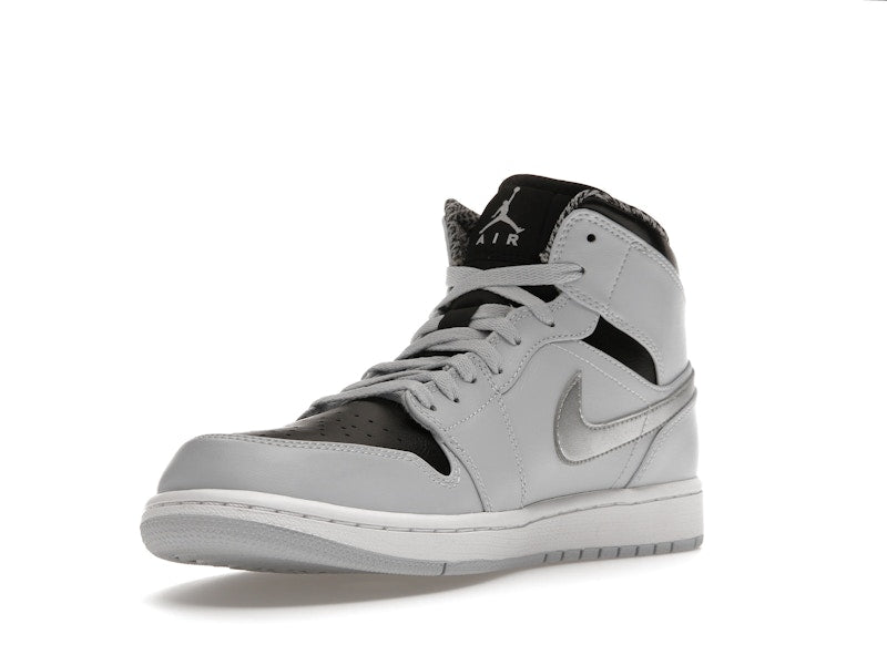 Jordan 1 Mid Pure Platinum Metallic Silver