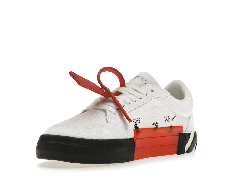 OFF-WHITE Vulcanized Low White Teal Canvas