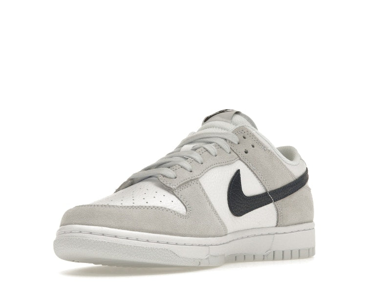 Nike Dunk Low White Grey Navy Aqua Mini Swoosh
