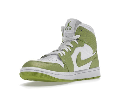 Jordan 1 Mid Green Python (Women's)