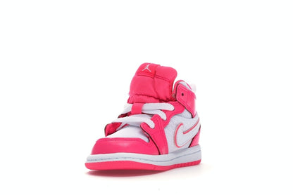 Jordan 1 Mid Hyper Pink White (TD)