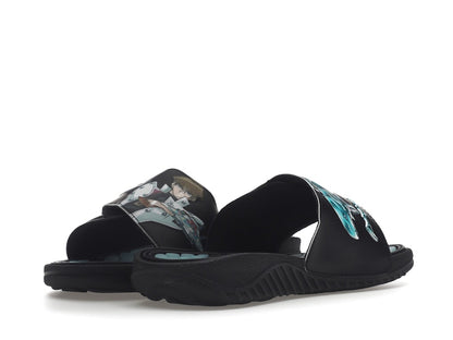 adidas Reptossage Hook-And-Loop Slides Yu-Gi-Oh! Blue Eyes White Dragon