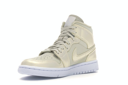 Jordan 1 Mid Goose Feather Yellow (Women's)