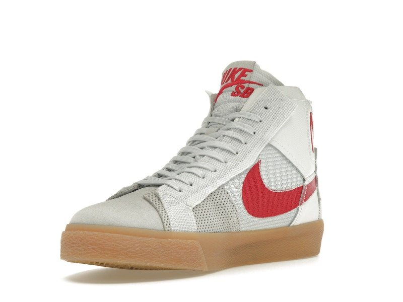 Nike SB Zoom Blazer Mid Premium Deconstructed White University Red Gum