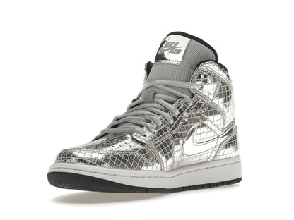 Jordan 1 Mid SE Disco Metallic Silver (Women's)