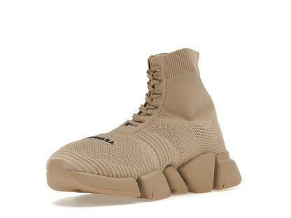 Balenciaga Speed 2.0 Lace Up Beige