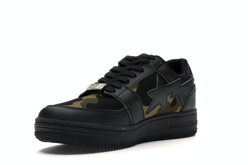Bape 1st Camo Bape Sta Low Black