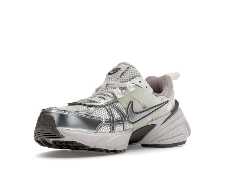 Nike V2K Run Platinum Tint Summit White Cave Stone Metallic Silver (Women's)