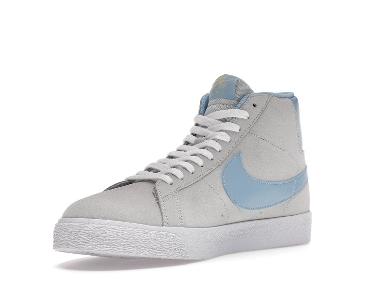 Nike SB Blazer Mid Soft Grey Baby Blue