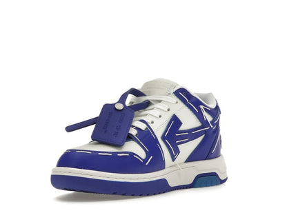 OFF-WHITE Out Of Office Sartorial Stitching White Dark Blue (Women's)