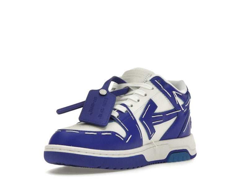 OFF-WHITE Out Of Office Sartorial Stitching White Dark Blue (Women's)