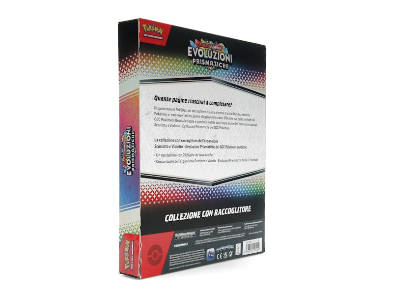 Pokémon Scarlet & Violet Prismastic Evolution Binder Collection (Italian)