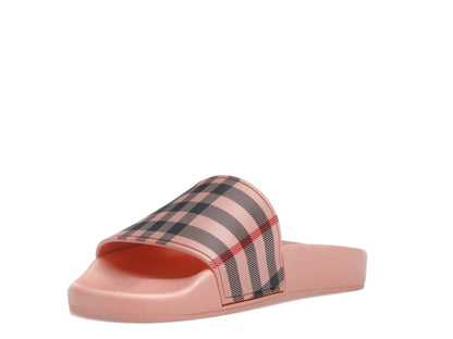 Burberry Furley Slides Vintage Check Pink (Women's)